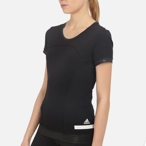 Adidas Stella McCartney Black Performance CLIMALITE Tee Sleeveless Shirt Small
